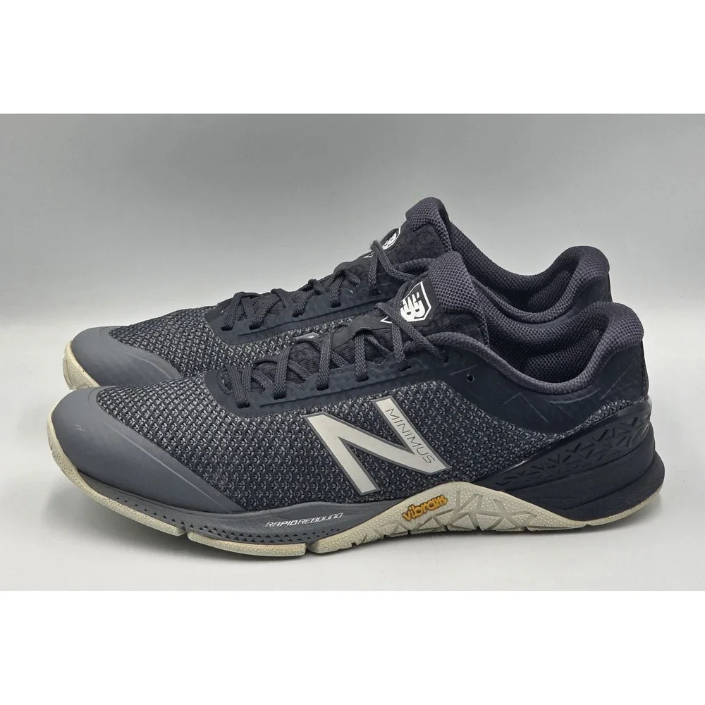 New Balance Minimus Training Shoes Mens Size 10 Black Crossfit Gym MX40GP